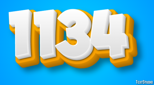 1134 Text Effect
