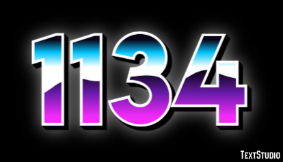 1134 Text Effect