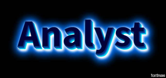 Analyst Text Effect