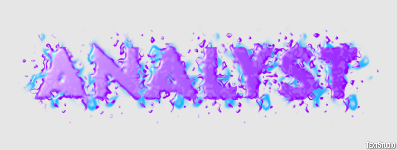 Analyst Text Effect