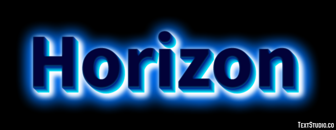 Horizon Efekt tekstowy