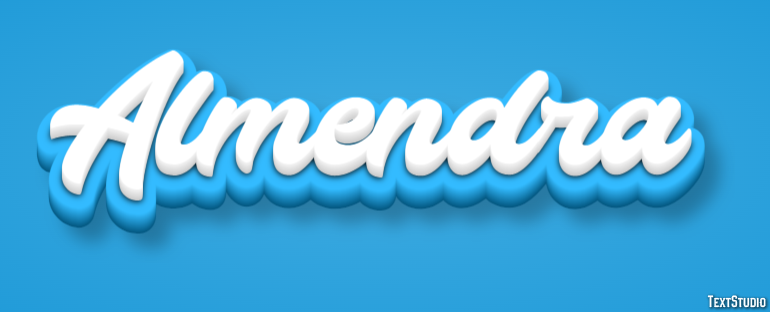 Almendra Text Effect