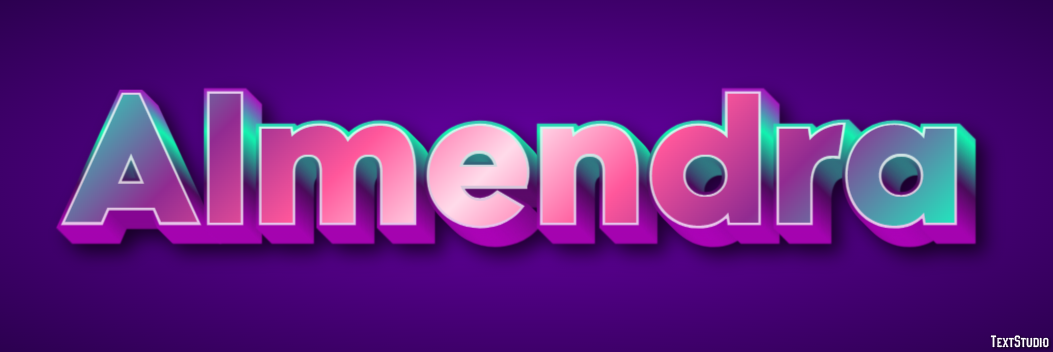 Almendra Text Effect