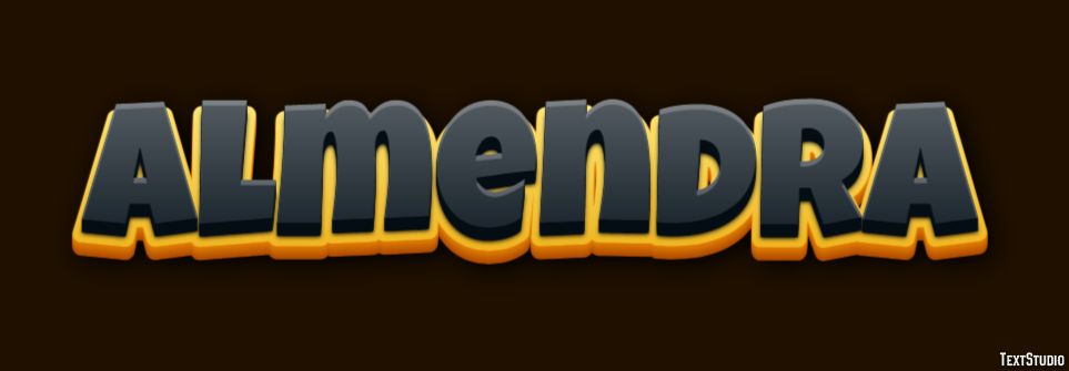 Almendra Text Effect
