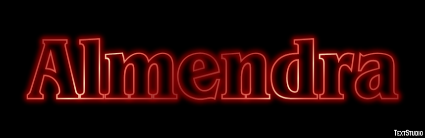 Almendra Text Effect