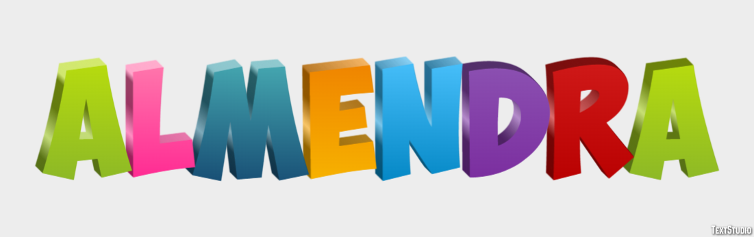 Almendra Text Effect