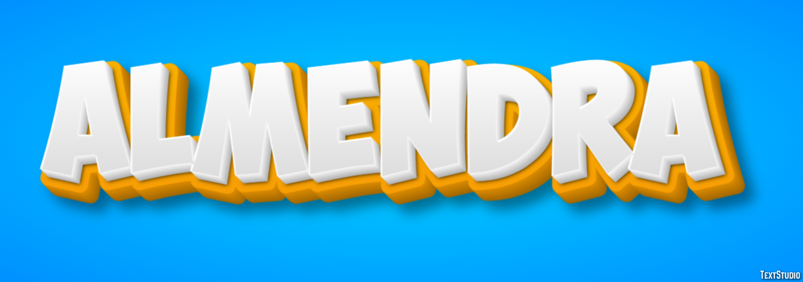 Almendra Text Effect
