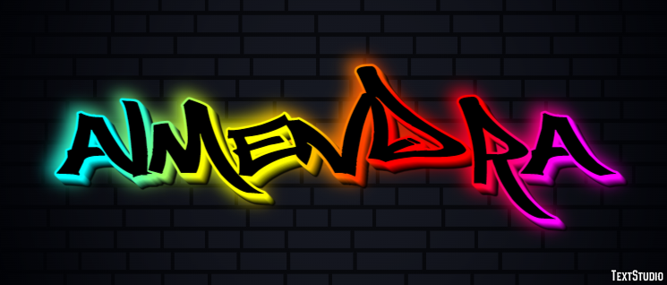 Almendra Text Effect