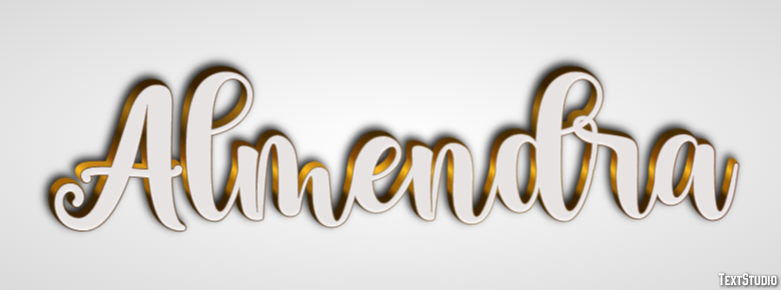 Almendra Text Effect