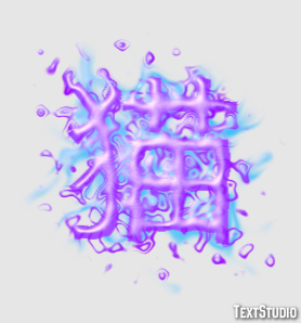猫 Texteffekt