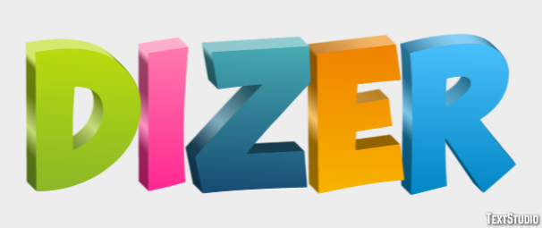 Dizer Efeito do texto