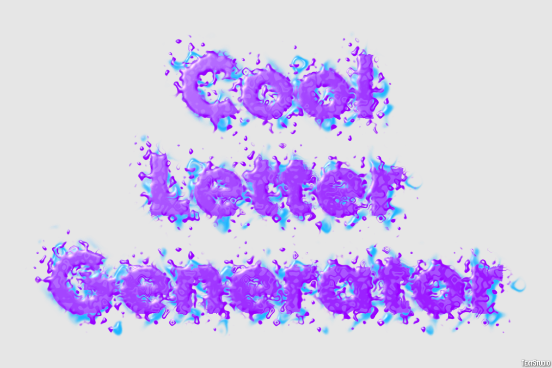 Cool Letter Generator Text effect