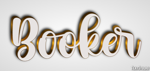 Booker Text Effect