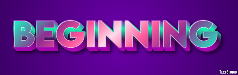 Beginning Text Effect