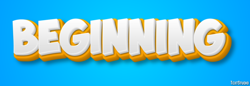 Beginning Text Effect