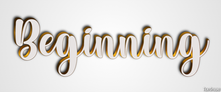 Beginning Text Effect
