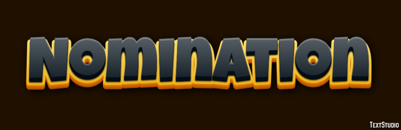 Nomination Text Effect