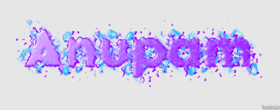 Anupam Text effect