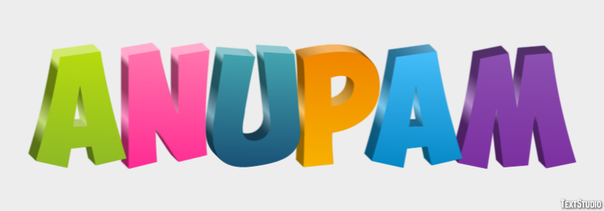 Anupam Text Effect