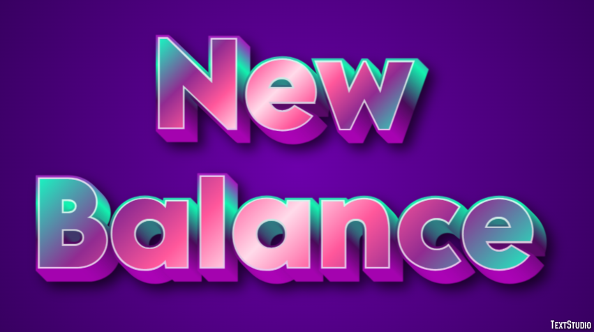 New Balance Efecto de Texto