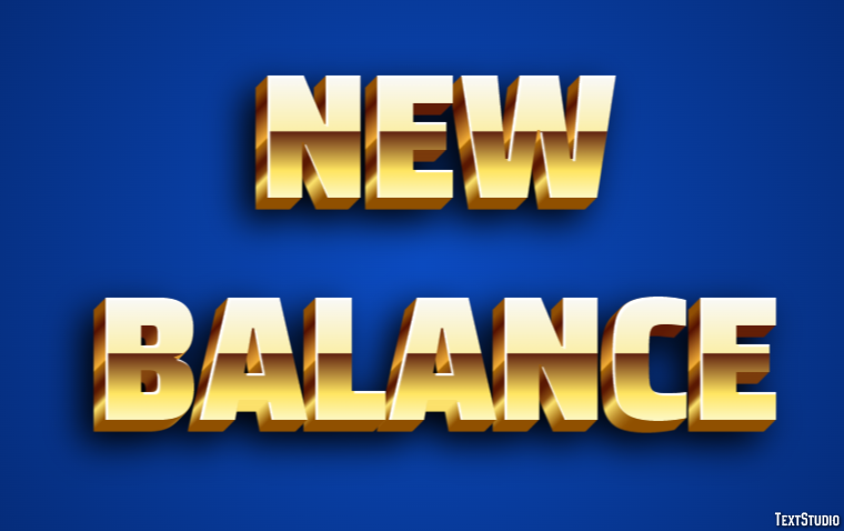 New Balance Efecto de Texto