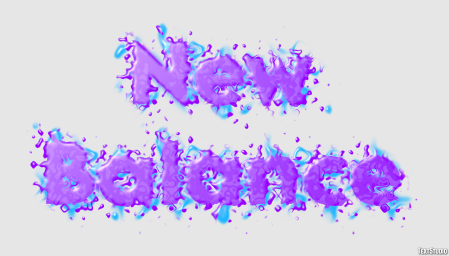 New Balance Efecto de Texto