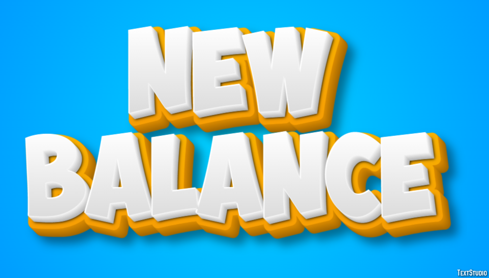 New Balance Efecto de Texto
