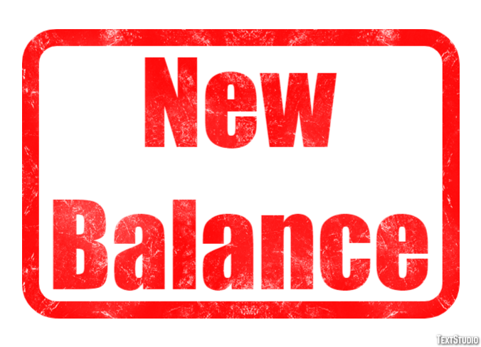 New Balance Efecto de Texto