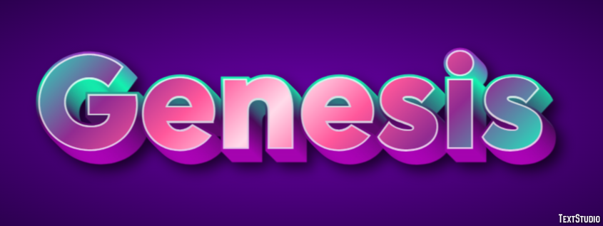Genesis Efecto de texto