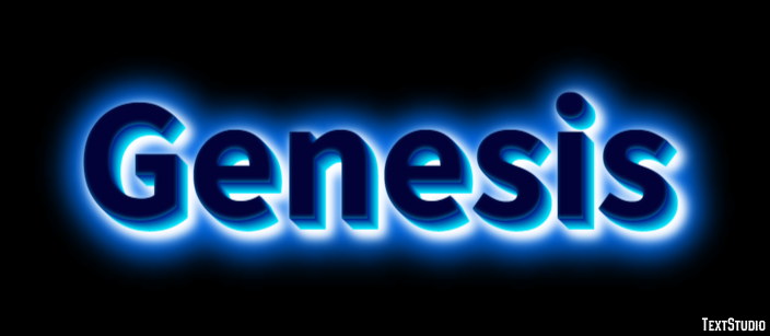 Genesis Efecto de texto