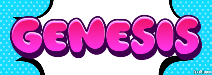 Genesis Efecto de texto