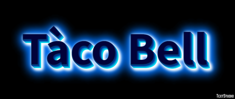 Tàco Bell Efekt tekstowy