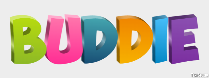 Buddie Texteffekt