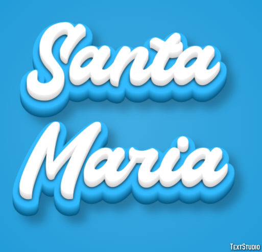Santa Maria Effetto testo