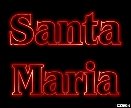 Santa Maria Effetto testo