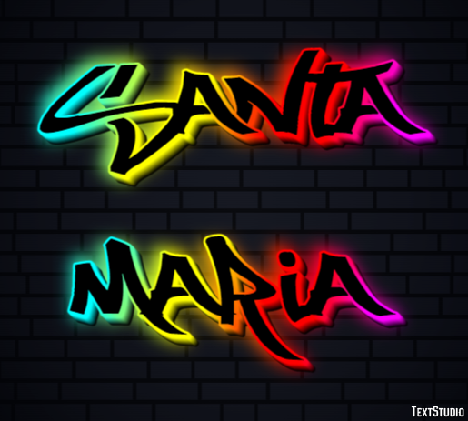 Santa Maria Efekt tekstowy