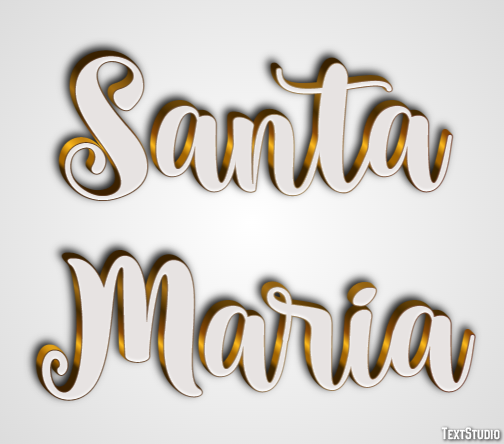 Santa Maria Efekt tekstowy