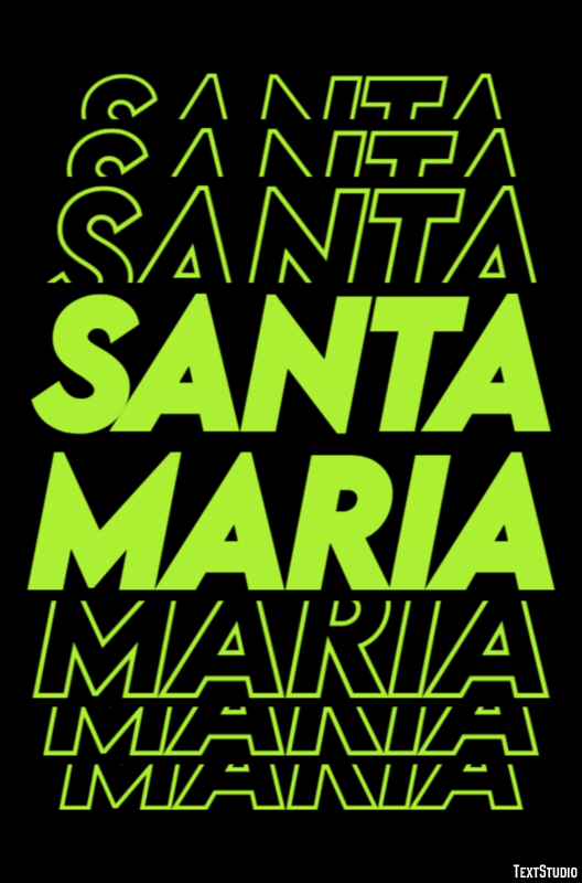 Santa Maria Efekt tekstowy