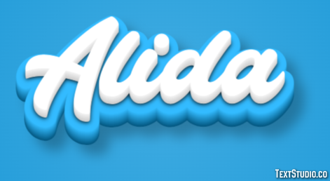Alida Effetto testo