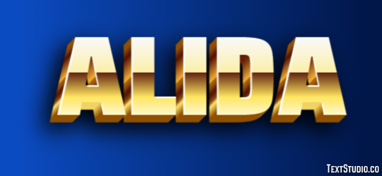 Alida Text Effect