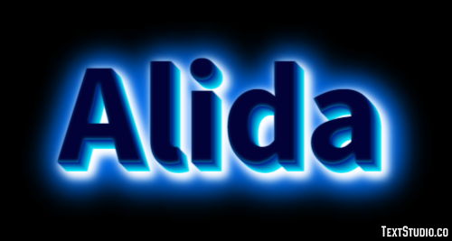 Alida Texteffekt