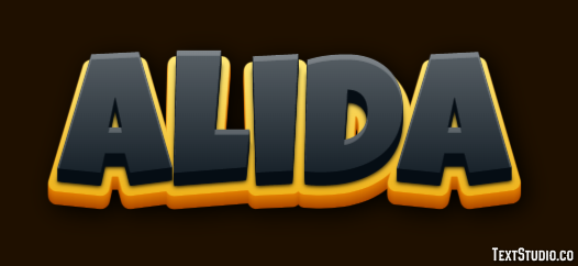 Alida Text Effect