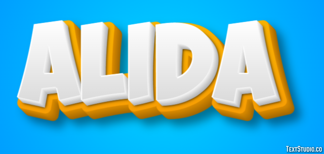 Alida Text Effect