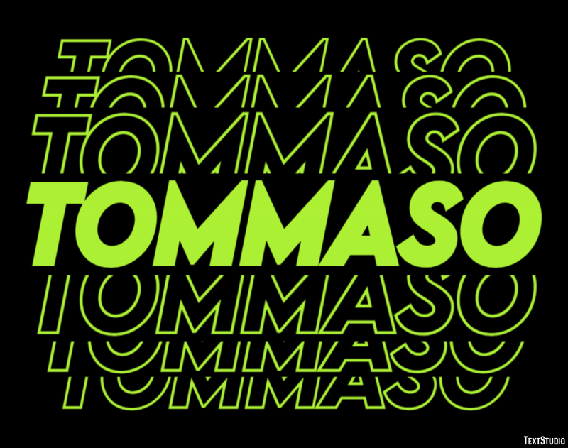 Tommaso Efecto de Texto