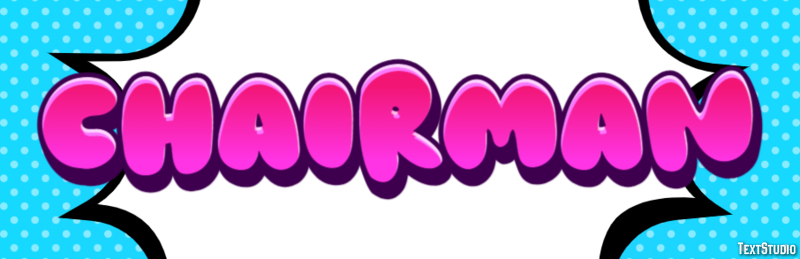 Chairman Tekst Effect