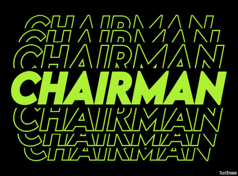 Chairman Efekt tekstowy