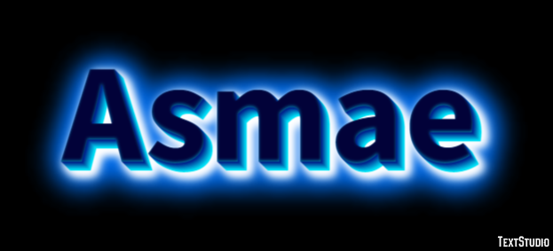 Asmae Texteffekt