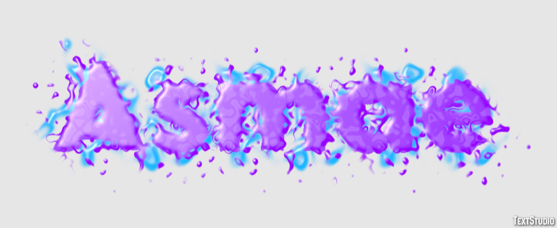 Asmae Texteffekt