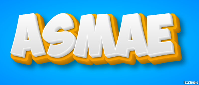 Asmae Texteffekt