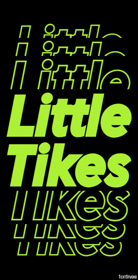 Little Tikes Metin Efekti